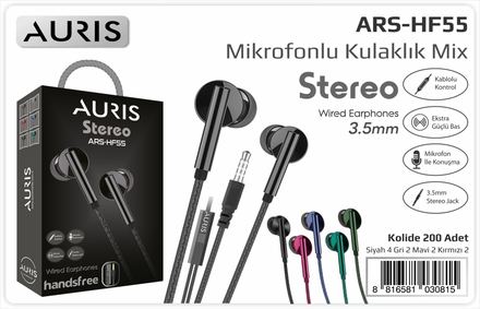 Auris HF55 Mikrofonlu Kulaklık Mix